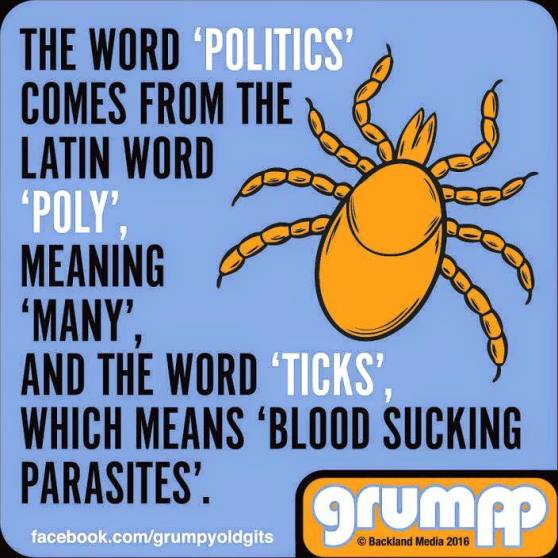 The Definition Of Politics - Grumpy Old Gits Facebook Page