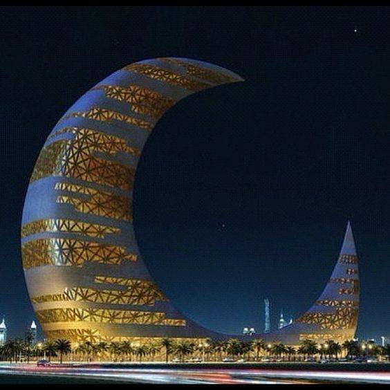 Crescent Moon Tower Dubai - Discover Earth Facebook Page