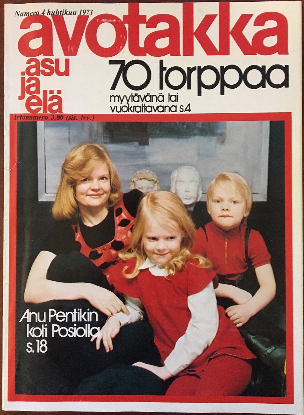Avotakka April 1973 Issue - Cover
