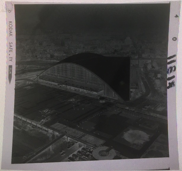 CNIT Aerial Photo Showing Futuro - Undated - Negative
