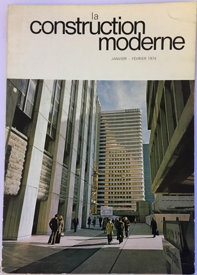 la Construction Moderne - Jan/Feb 1974 Issue - Cover