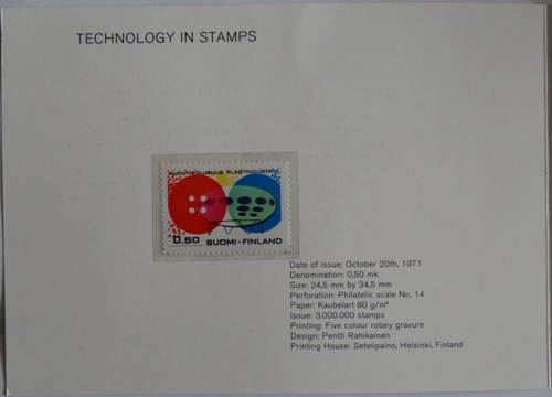 The Futuro Stamp - Souvenir Stamp & Folder - Inside 1