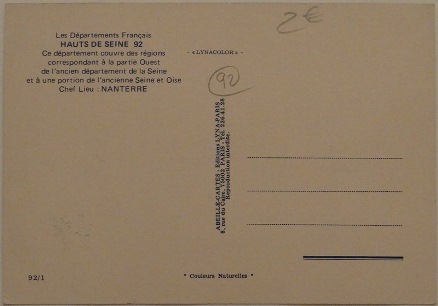 Hauts De Seine Multi View Postcard With View Of CNIT & Futuro - Undated & Unused - Back
