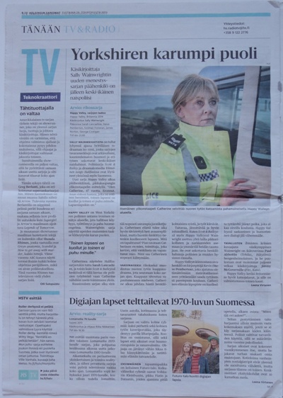 Helsingin Sanomat - Culture Section - 052615 Issue - Page B20