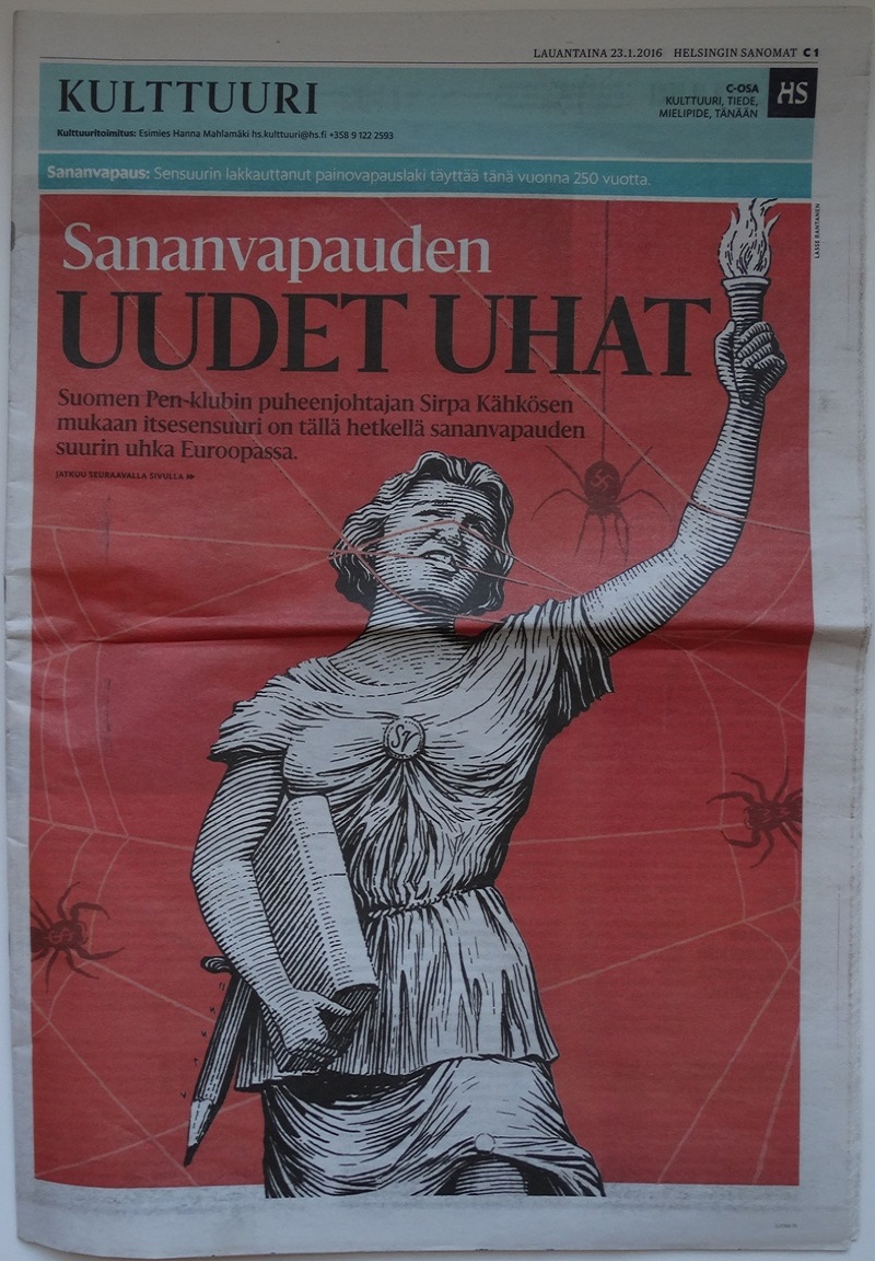 Helsingin Sanomat - Culture Section - 012316 Issue - Cover