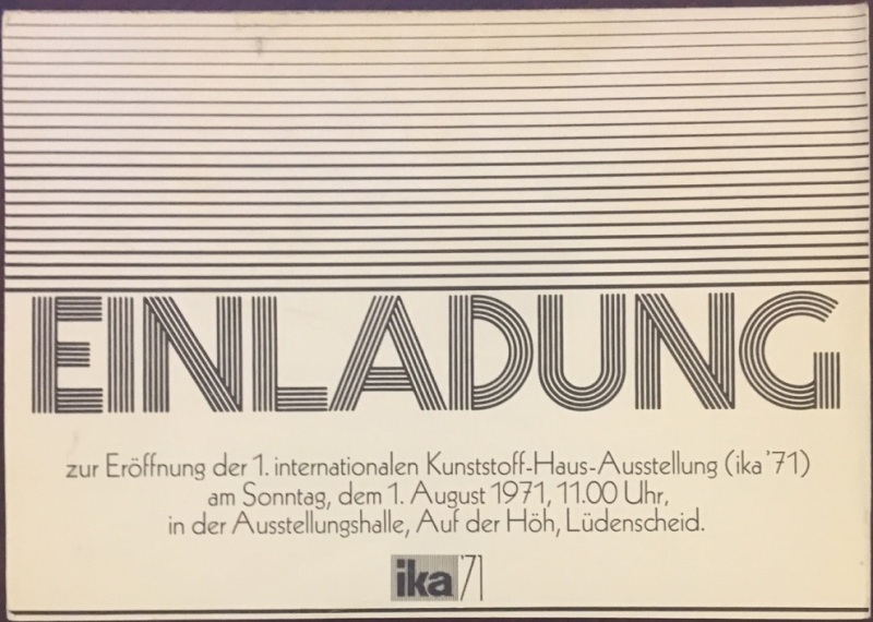 IKA OPening Day Invitation - Front