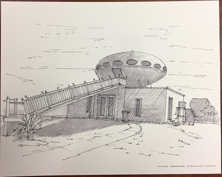 ike Shisler Drawing Of Pensacola Beach Futuro