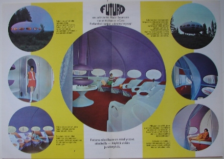 Late 1960's Polykem Futuro Brochure - Front