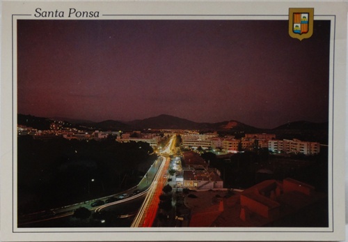 Futuro House - Santa Ponsa Postcard Nightime - Front