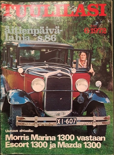 Tuulilasi - Issue 6 1972 - Cover