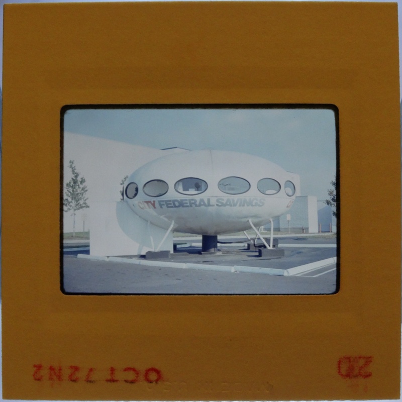 35mm Slide - Futuro Woodbridge Mall October 1972 - 11
