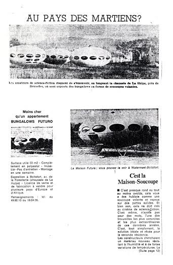 Three Futuros In Belgium - Scan Of Press Clippings From Yves Buysse