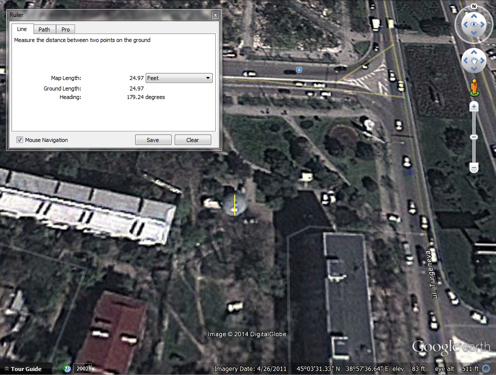 Futuro, Krasnodar, Russia - Google Earth 042611