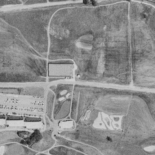 Lake George - Playboy Club - 1971 - Aerial Photo