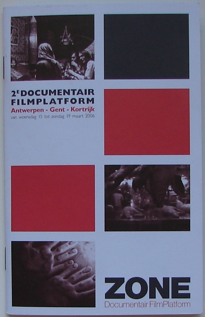 2006 Belgian Film Festival Program - Cover
